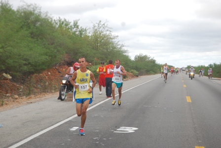 O percurso da Meia Maratona de Juazeiro (Foto: Prefeitura de Juazeiro)