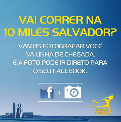 Acesse o aplicativo, cadastre-se e receba a foto direto no seu Facebook