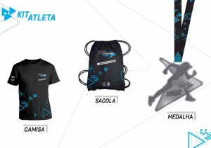 Kit do participante da Corrida Noturna de Verão 2013