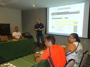 No encontro com os treinadores a Latin Sports apresentou o novo sistema de inscrição de provas (Foto: ATEC-BA)