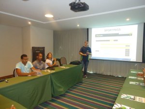 O encontro promoveu a reunião dos treinadores de corrida de rua com a FBA e Latin Sports (Foto: ATEC-BA)