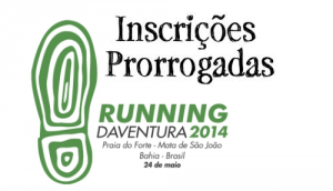 Inscriçoes ate 29-05