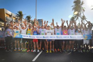 A largada e chegada da prova foi no Jardim de Alah (Foto: Divulgação Latin Sports)