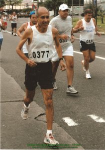 Ayrton Ferreira, participando da Corrida Duque de Caxias (Foto: Tomaz Neto)