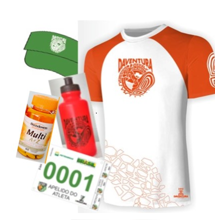 Kit do atleta do Running Daventura 2015