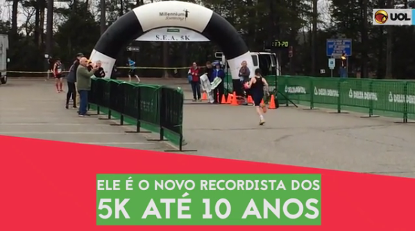 Aidan Cox, apontado como o novo recordista mundial da distância em sua faixa etária (Foto: Divulgação UOL)