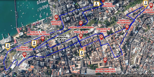 Clique aqui para conferir o mapa do percurso 