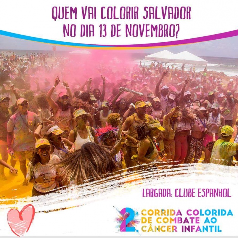 2ª Corrida Colorida HMG_Quem vai colorir Salvador