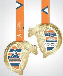 XXII Corrida dos Engenheiros 2017-Medalhas dos participantes