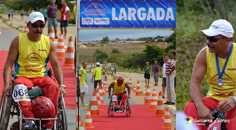 Atleta cadeirante Zequinha_Foto Luciana Flores