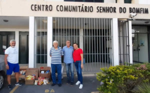 Caminhada Clube Espanhol Igreja Do Bonfim Faz Doa O De Alimentos Para O Centro Comunit Rio