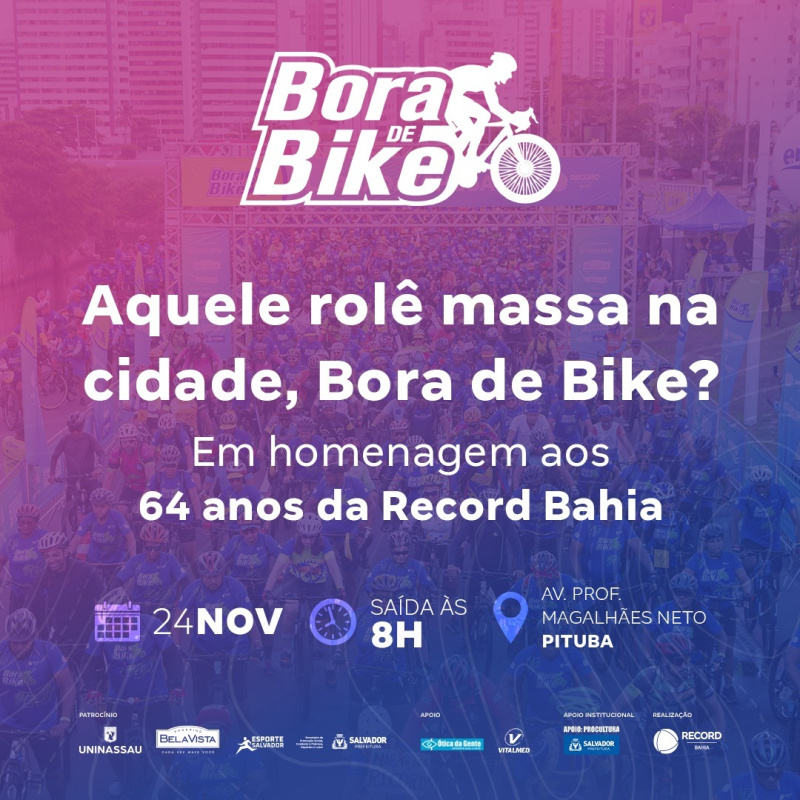 Bora de Bike Salvador edição novembro 2024