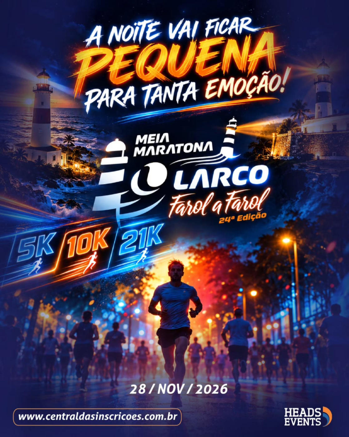 Meia Maratona Farol a Farol Etapa Noturna 2026